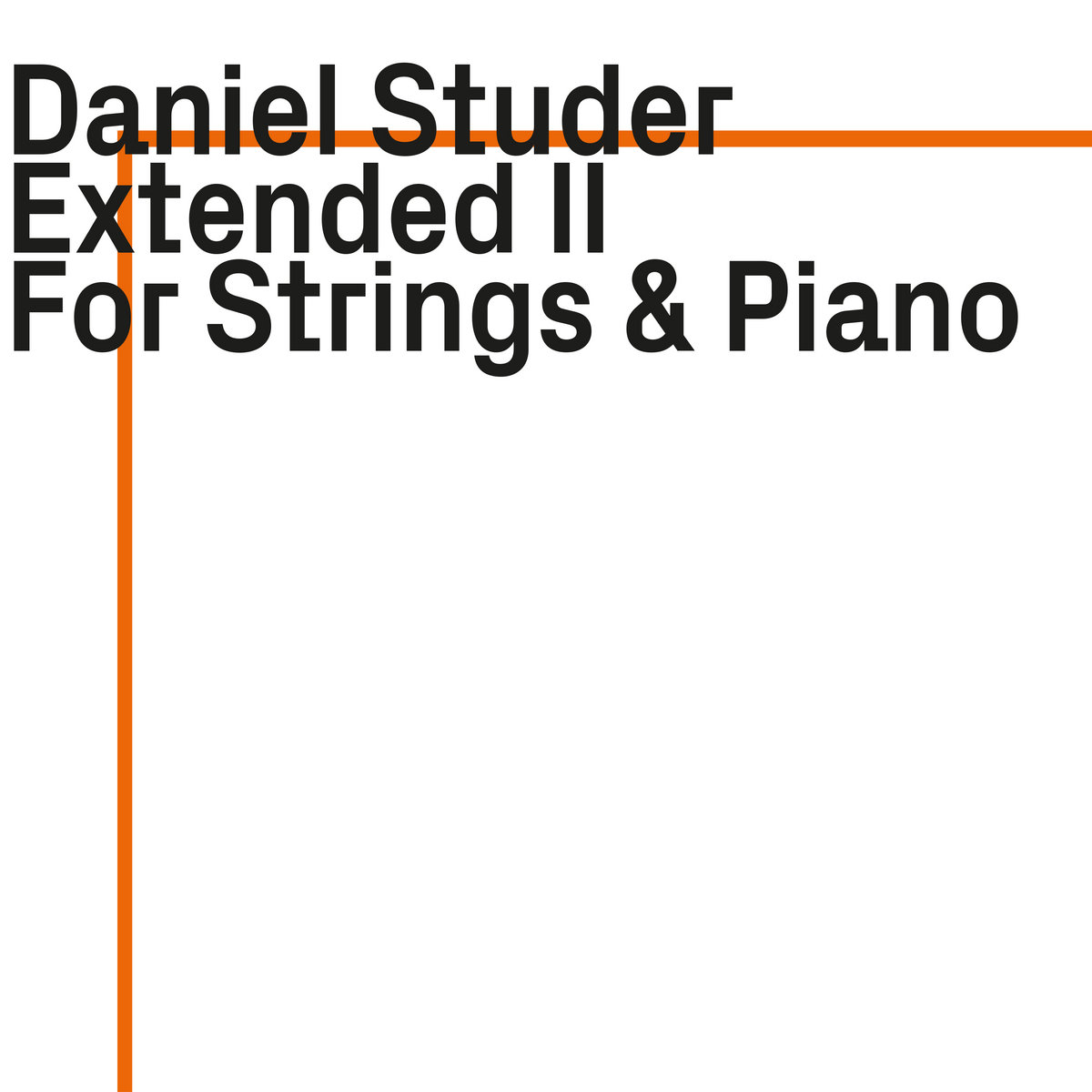 Daniel Studer, Extended II For Strings & Piano